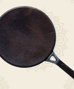 Cast Iron Tawa for Dosa / Chapathi | 25.4 cm / 10 inch, 2.2 kg | Induction Friendly | Non-stick, Pre-Seasoned Tawa